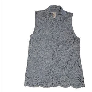 H&M Flower Laced top